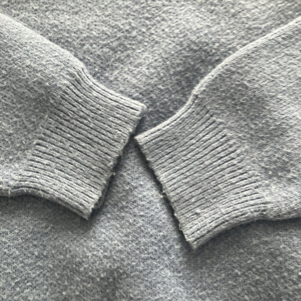Aelfric Eden Sweater Adult Oversized Large Blue Duck WOW Crewneck Knit Pullover‎ - Picture 8 of 9